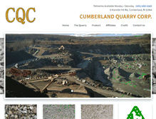 Tablet Screenshot of cumberlandquarry.com